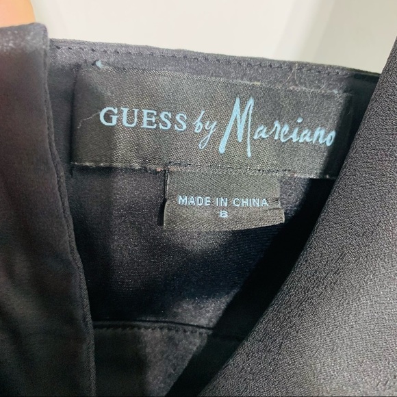 Guess Marciano color block open back a line mini dress 8 - Picture 4 of 7